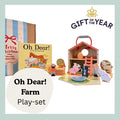 The Farmyard Adventure Gift Box | Oh Dear! & Award-Winning Wooden Farm Play Set
