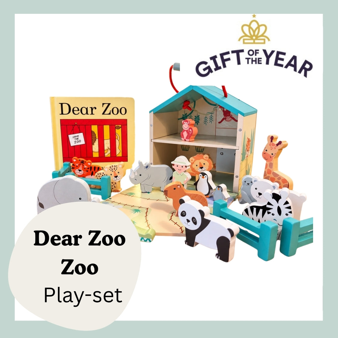 The Zoo Adventure Gift Box | Dear Zoo & Award-Winning Wooden Zoo Play Set