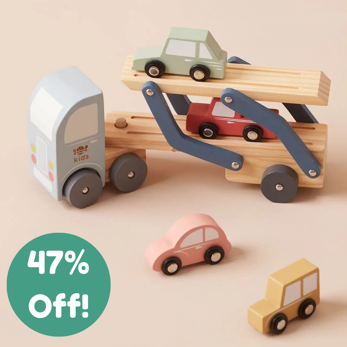 Just Bee Kids Wooden Transporter Lorry