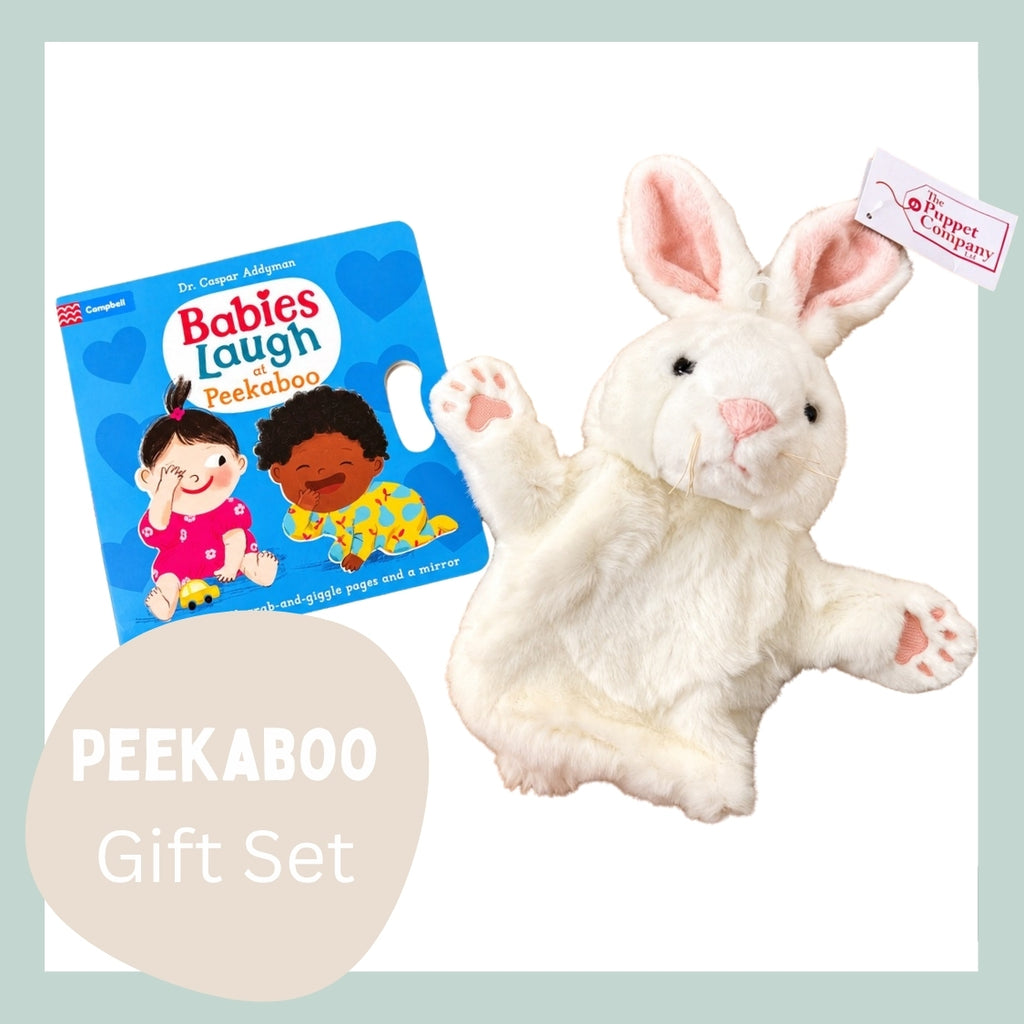 The Peekaboo Christmas Gift Box | Babies Laugh at Peekaboo & Bunny Puppet