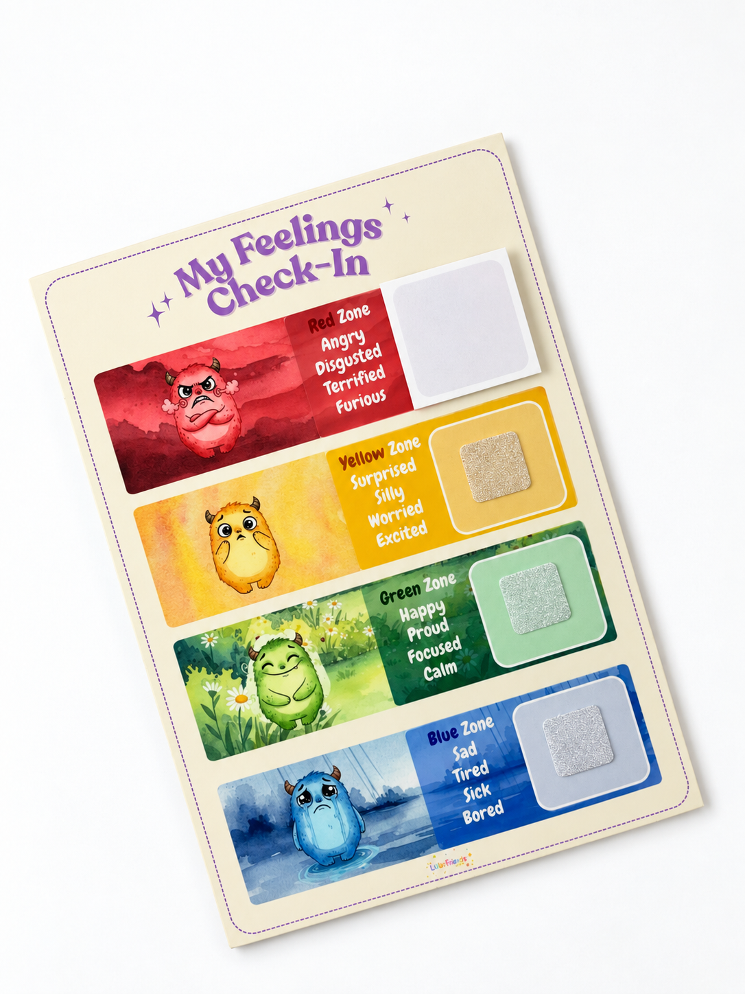 My Feelings Check-In Board | Children’s Emotional Regulation Tool