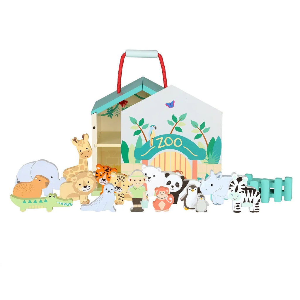 The Zoo Adventure Gift Box | Dear Zoo & Award-Winning Wooden Zoo Play Set