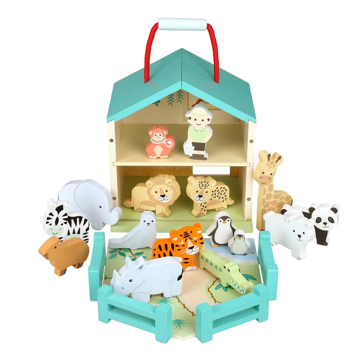 The Zoo Adventure Gift Box | Dear Zoo & Award-Winning Wooden Zoo Play Set