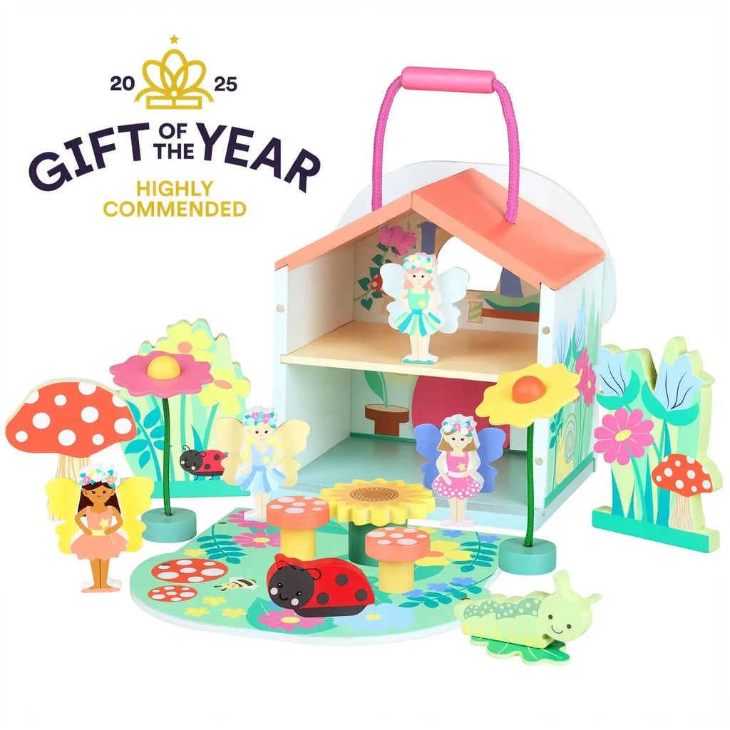 The Enchanted Fairy House Gift Box | Tiny Jenny & Wooden Fairy Play Set