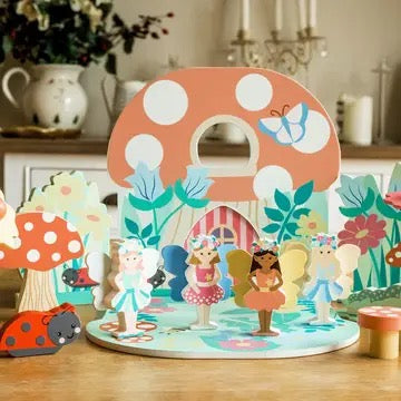 The Enchanted Fairy House Gift Box | Tiny Jenny & Wooden Fairy Play Set