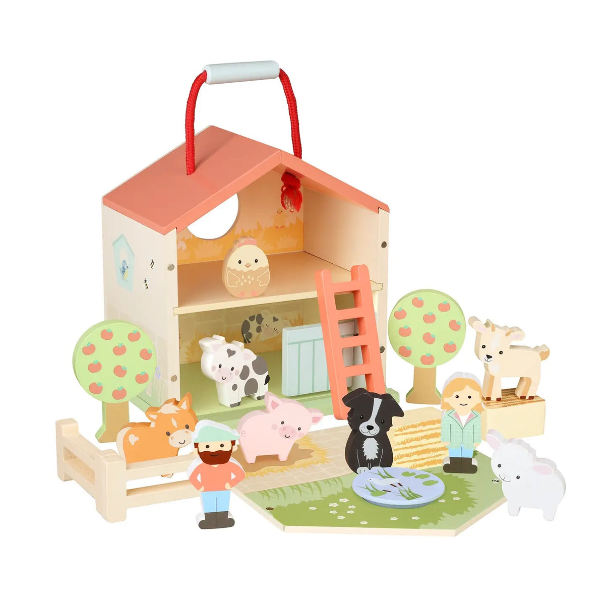 The Farmyard Adventure Gift Box | Oh Dear! & Award-Winning Wooden Farm Play Set