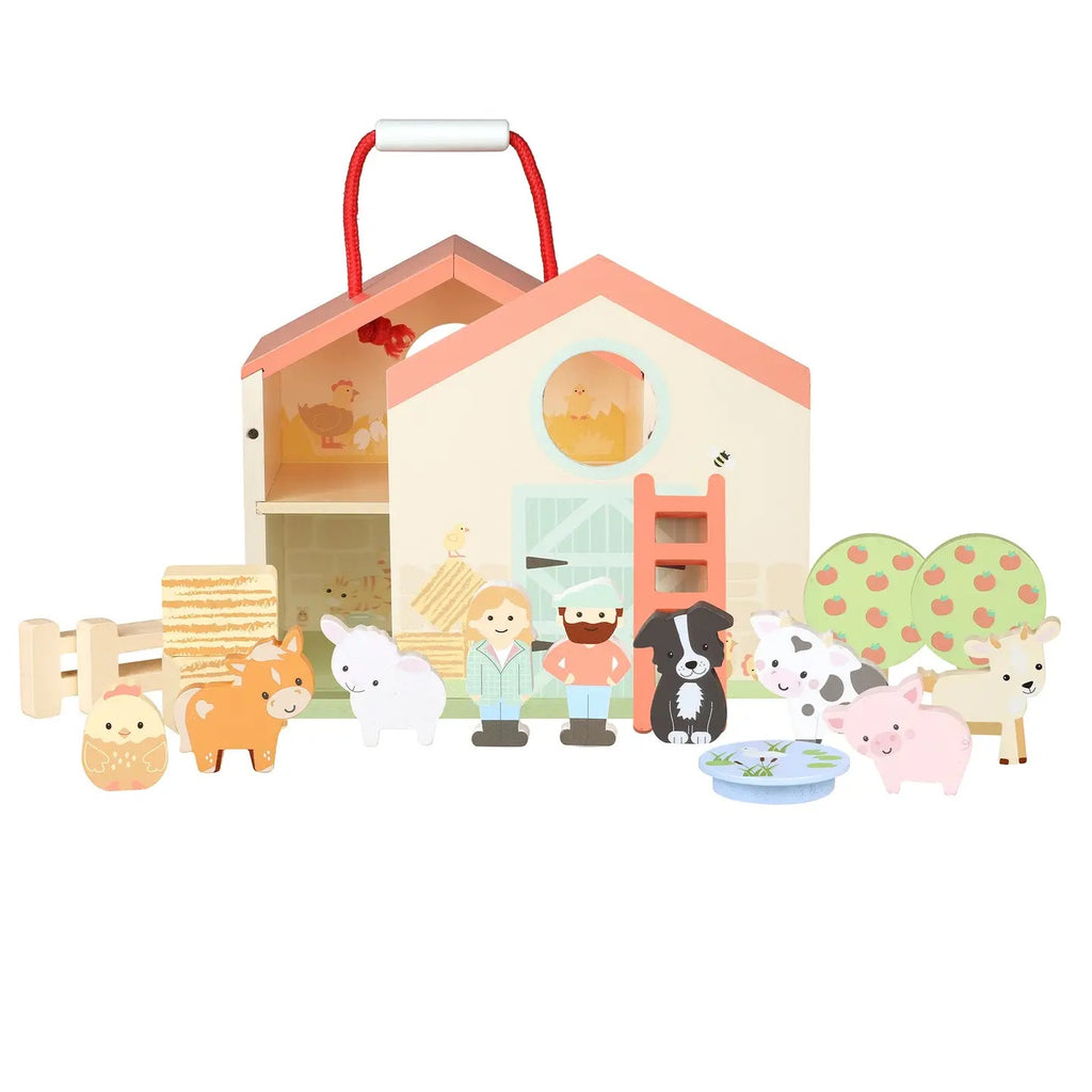 The Farmyard Adventure Gift Box | Oh Dear! & Award-Winning Wooden Farm Play Set