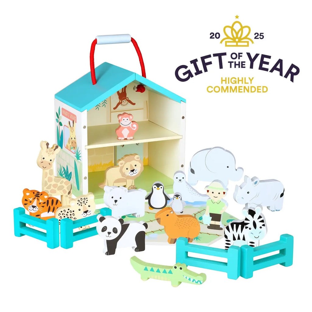 The Zoo Adventure Gift Box | Dear Zoo & Award-Winning Wooden Zoo Play Set